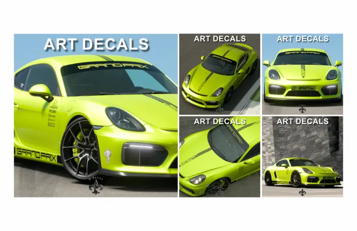porsche cayman vert lime